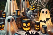 Recycelte Halloween Deko