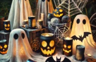 Recycelte Halloween Deko