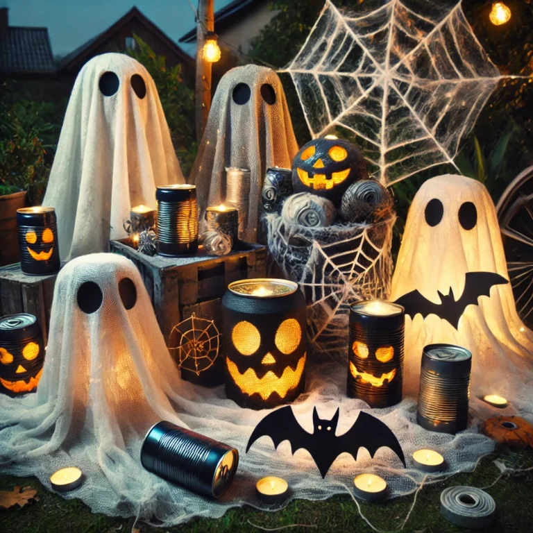 Recycelte Halloween Deko