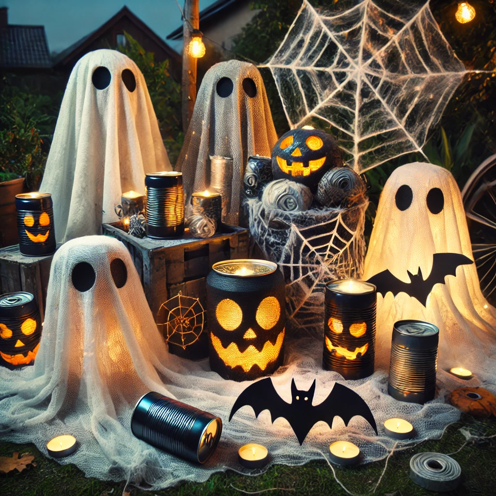 Recycelte Halloween Deko