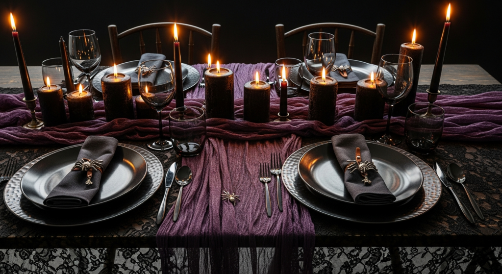 Einfache DIY-Tischdeko für die Halloween-Party: 12 Ideen